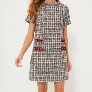 Tuckernuck Winterberry Sequin Tweed Jackie Dress